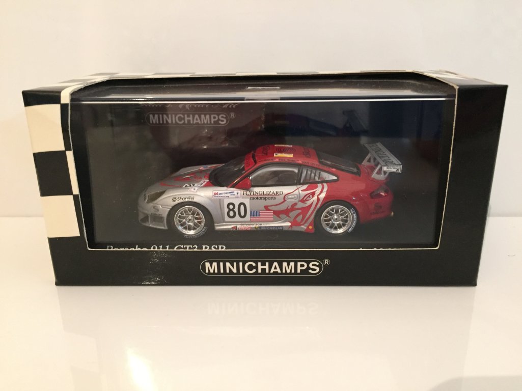 Minichamps 400056480 Miniature Porsche 911 GT3 RSR Pechnik 2005