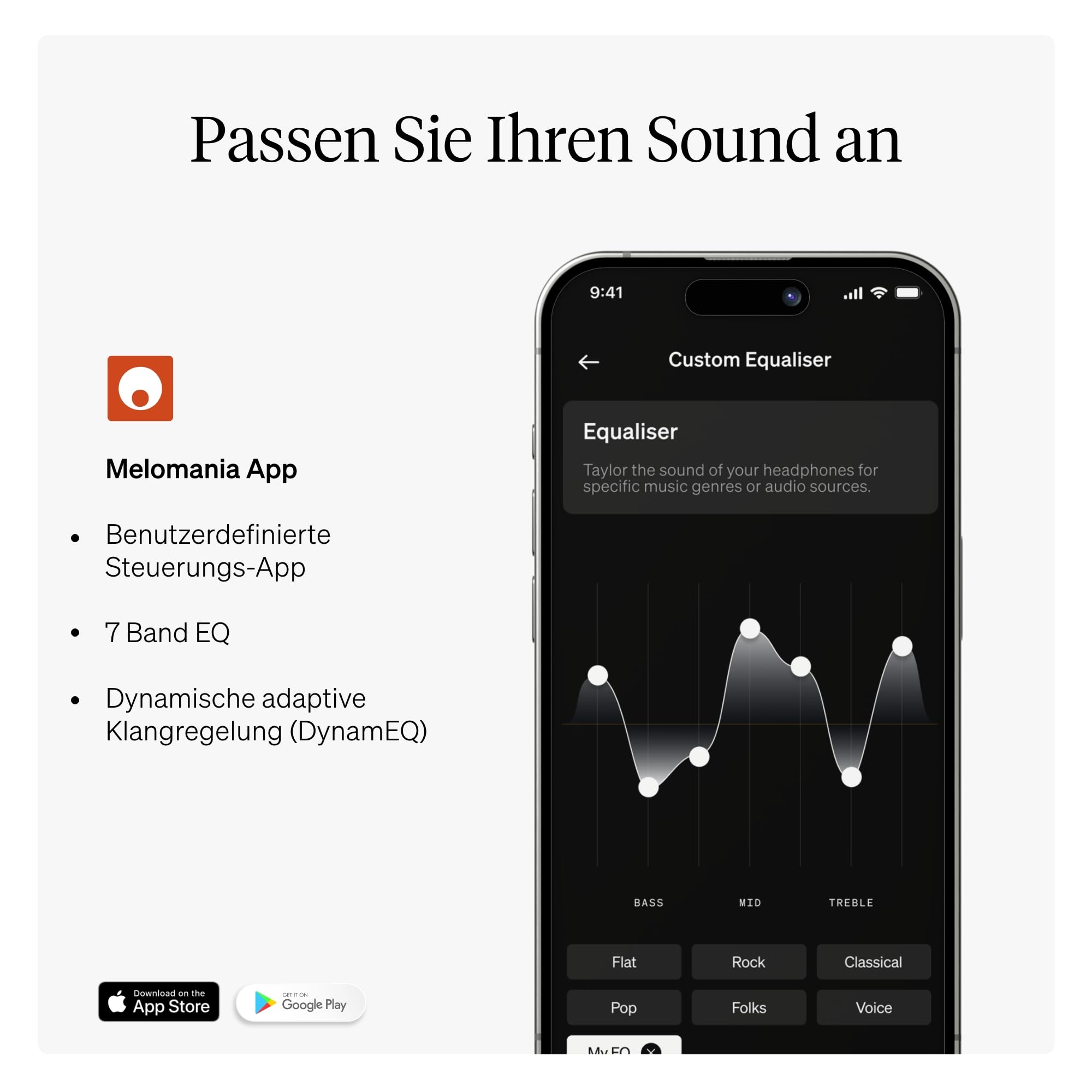 Cambridge Audio Melomania A100 True - Wireless In-Ear Kopfhörer, leicht, Adaptives ANC, aptX™ Lossless Bluetooth, bis zu 39 Std Akku mit Ladecase – Schwarz 6