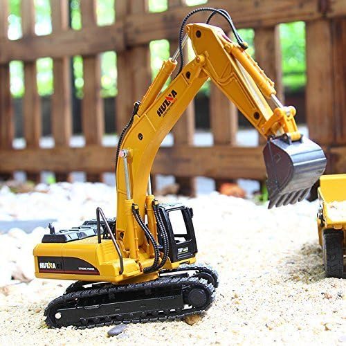 YOOMUN A Model Car 1:50 Alloy Excavator New Engineering Metal Vehicles Truck – Car Toy For Boys & Girls -Gift for 4 year old boy, Toddler Ages 3 years - 6yr