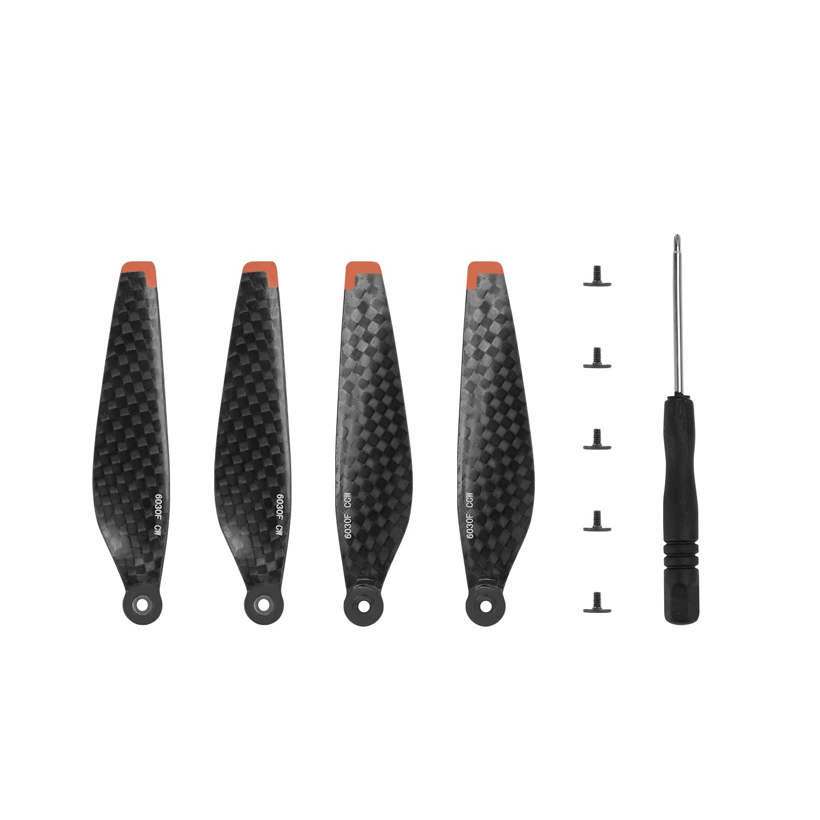 LICHIFIT 6030F Carbon Fiber Propellers for DJI Mini 4 Pro/Mini 3 Pro Drone Low Noise Blades Wing Paddle Props Replacement Accessories