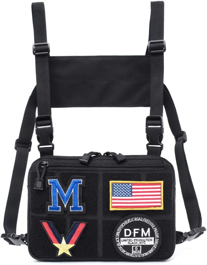 LIVIQILY Tactical Combat Chest Recon Kit Bag Multi-Purpose Concealed Carry Pouch