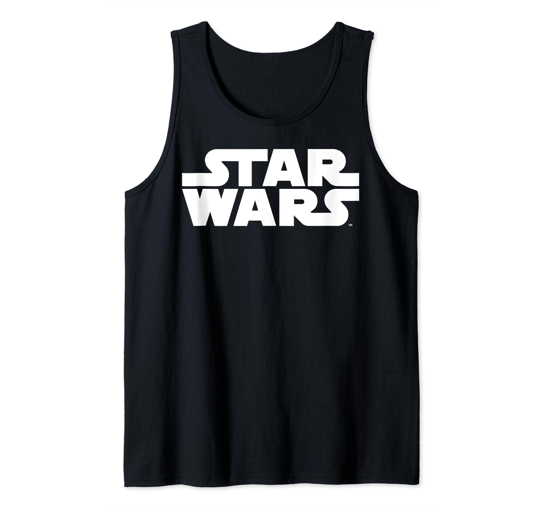 Star Wars Golden Title Logo Tank Top