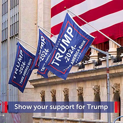 Upgrade Trump 2024 Flag, Donald Trump for President Take America Back 3 x 5 Ft Flag with Grommets