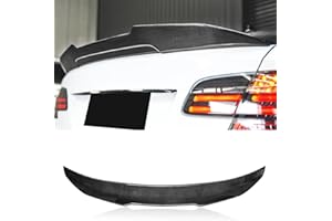 MAXDOM Rear Trunk Spoiler Fit for 3 Series 2006-2013 E92 M3 (Carbon Fiber Pattern, 2006-2013 E92)