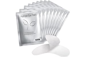 GCQQ Beauty 100Pairs Eye Pads for Lash Extensions, 200Pcs Under Eye Pads Lash Extensions, Lint Free Lash Extension Gel Pad, U