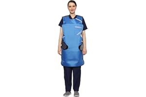 HealthGoodsIn Lead Apron 0.5mm Lead (pb) for Working with X-Ray Machine with Robust Hanger for Hospitals, Labs, Nursing Homes