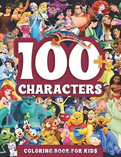 100+characters: coloring book for kids