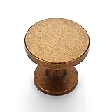 Amerdeco 10 Pack Antique Brass Cabinet Knobs Single