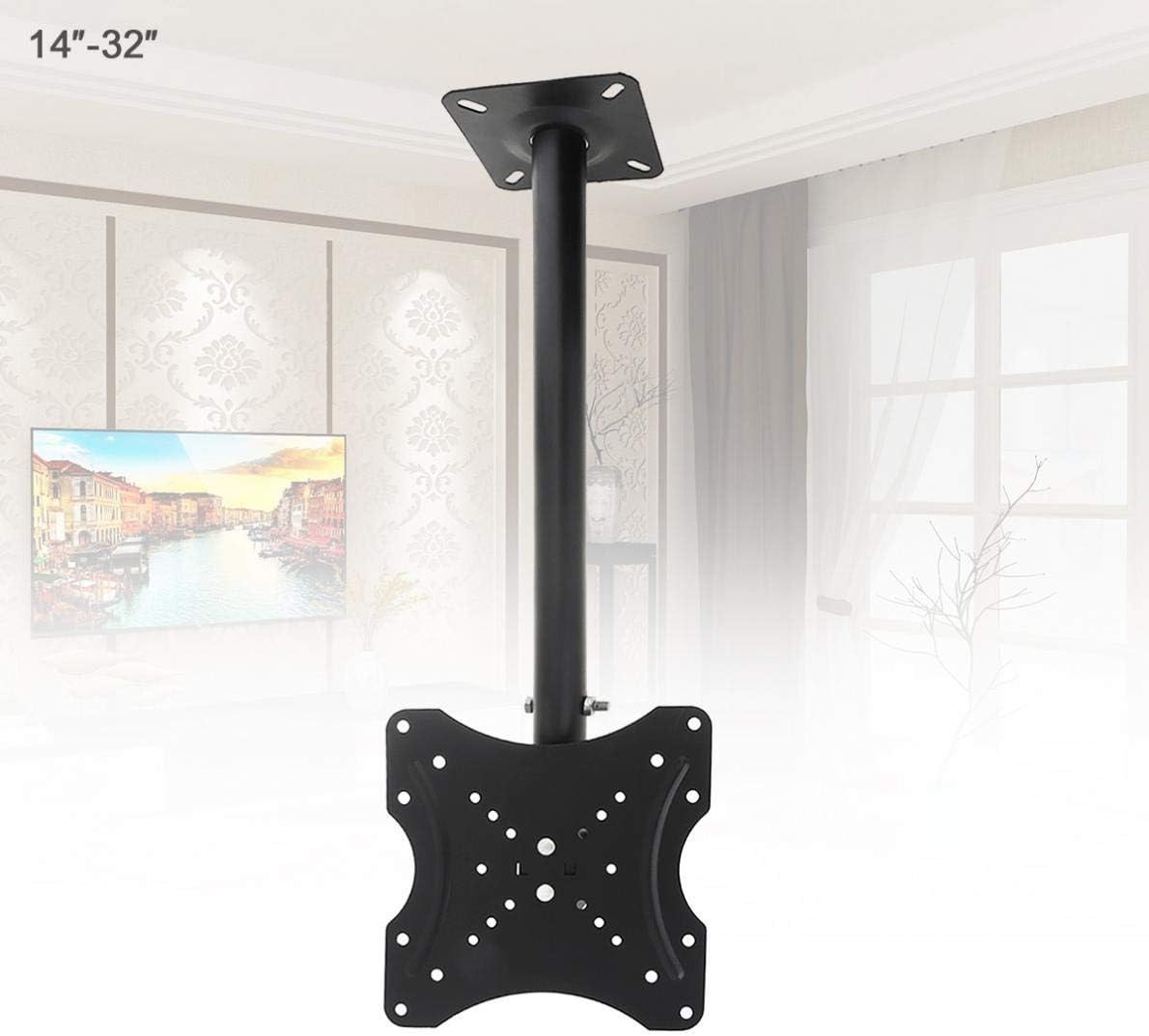 Jsmhh Base de TV 14-32 Pulgadas de TV Plana Escuadra de Pared Ajustable