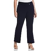 Rafaella Womens Plus Size Curvy Fit Boot Cut Pant