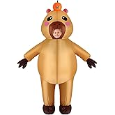 Velmitten Inflatable Capybara Costume Inflatable Halloween Full Body Blow up Costumes for Cosplay Party