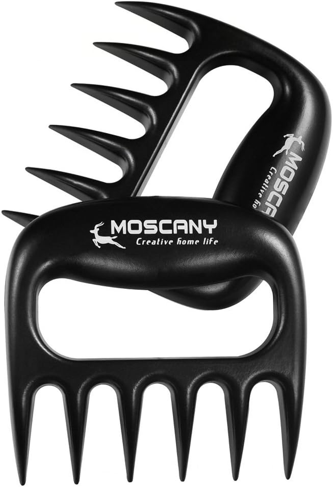 Moscany Moscany Set Of 2 Meat Claws For Pulled Meats - BBQ Meat Handler Forks Shredder Claws