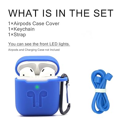 Soft Silicone AirPods Case with Keychain and Strap Nigeria Ubuy
