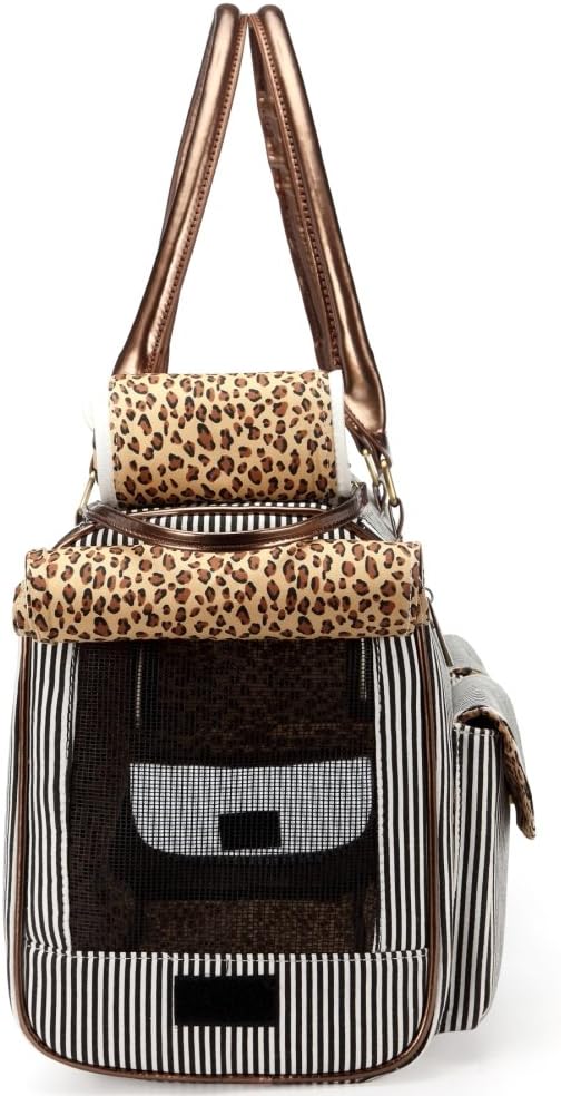 Kenox Fashion Dog Cat Pet Carrier Bags Travel Mesh Tote Handbag : Pet Supplies