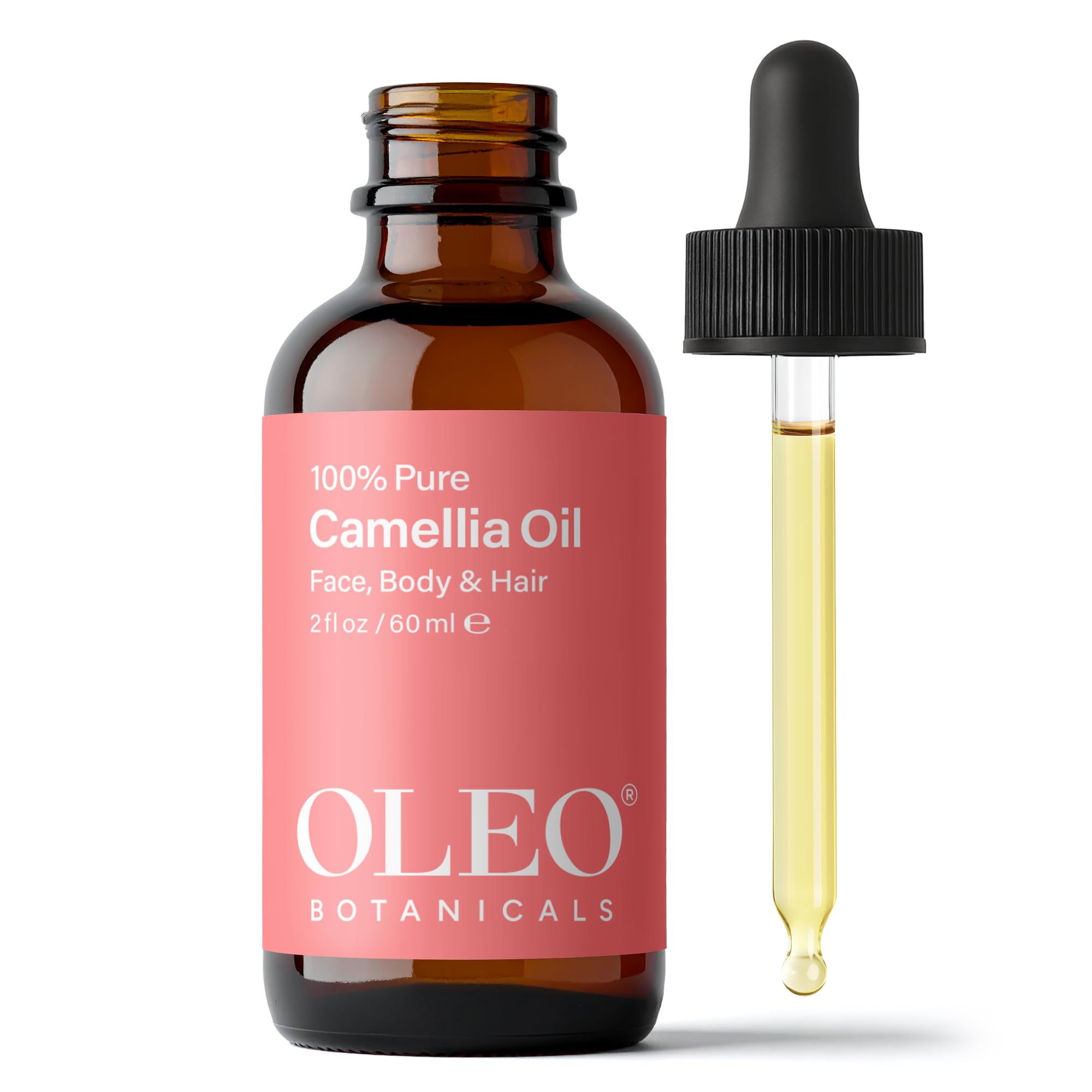 Oleo Botanicals Japanese Camellia Seed Oil (Tsubaki) – 100% Pure Cold-Pressed Face, Hair & Body Moisturizer
