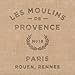 Now Designs Burlap Placemats, Les Moulins Print, Set of 4