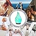 COOSA 100ml Glass Marble Pattern Essential Oils with 4 Time Setting Colorful Light Aroma Diffuser Cool Mist Humidifier for Home and Office (Multicolor-5)