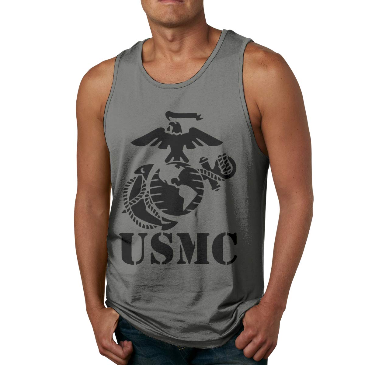 Vanmass Anchor Usmc Corps Sleeveless Tank Tops T Shirts Seknovelty
