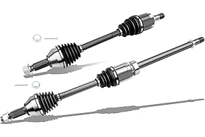 BRTEC FWD Front CV Axle Shaft Assembly Compatible for INFINITI JX35 2013, QX60 2014-2019, Nissan Pathfinder 2013-2019 - V6 3.5L Driver and Passenger Side, 66-6439 66-6446