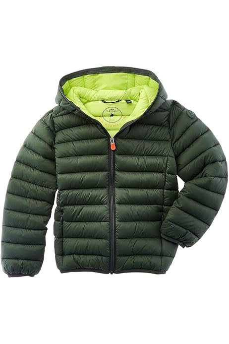 Save The Duck Girls Dony Puffer Jacket, 8, Black at Amazon Men