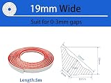 Zayejod 5M PVC Quadrant Trim 19x10mm Flexible Self-Adhesive Beading view 2