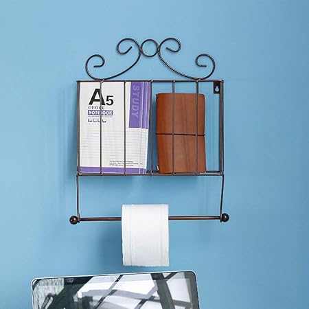 ZXYY Revistero montado en la Pared Soporte para revistas Soporte para
