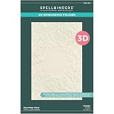 Spellbinders 3D Embossing Folder 5.5"x8.5" - Four Petal Floral