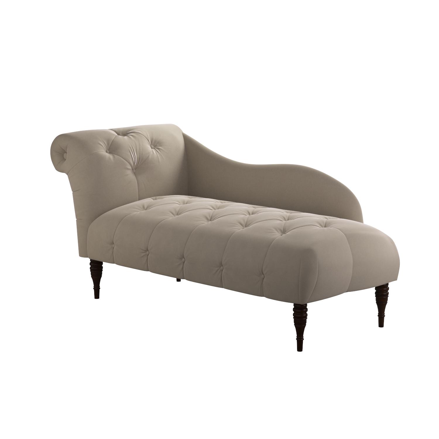 Amazoncom Skyline Furniture Tufted Fainting Sofa Velvet Cocoa