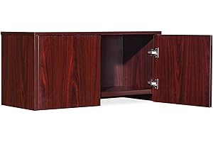LLR59506 - Lorell Essential Series Mahogany Wall Mount Hutch