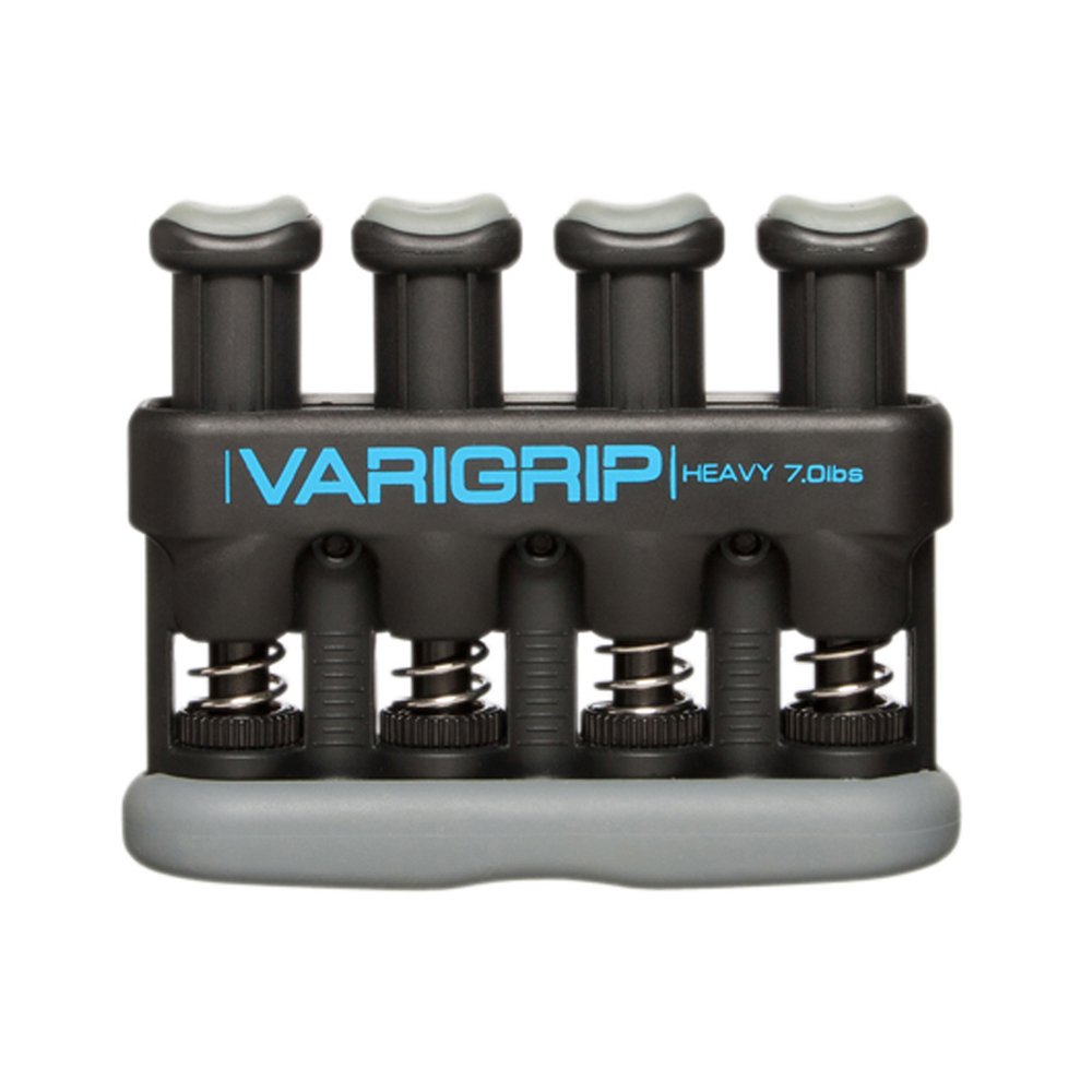 CanDo Hand exerciser - finger grip strengthener VariGrip, blue (strong)