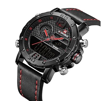 NAVIFORCE Analog Digital Watch Men Sport Dual Display Watches Luxury Waterproof Chronograph Wristwatch