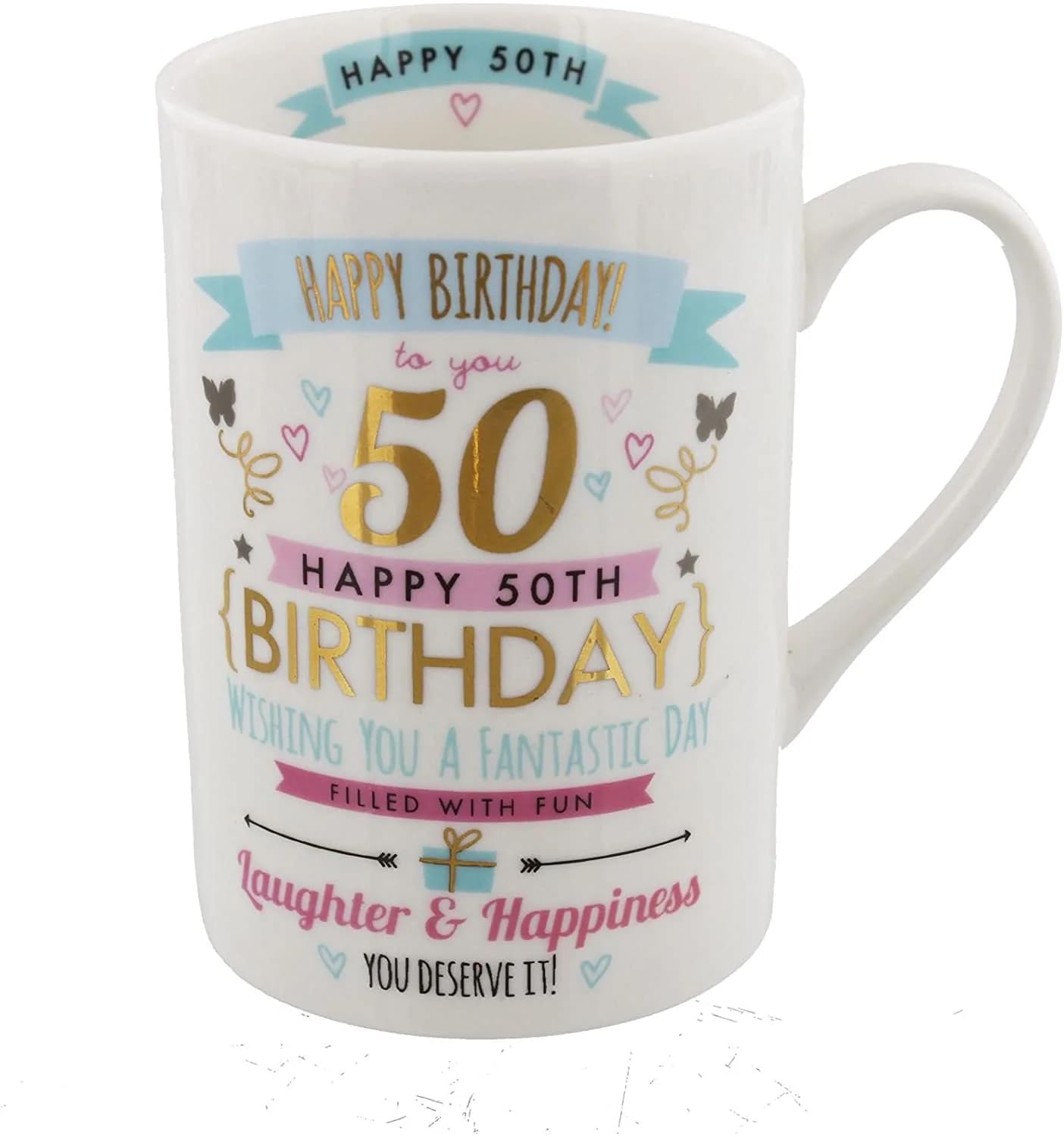 Happy birthday mug - 50th