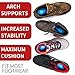 Orthotic Insoles for Flat Feet , Arch Support Shoe Inserts for Foot Pain, Heel Pain, Plantar Fasciitis and Over-pronation Relief for Men and Women