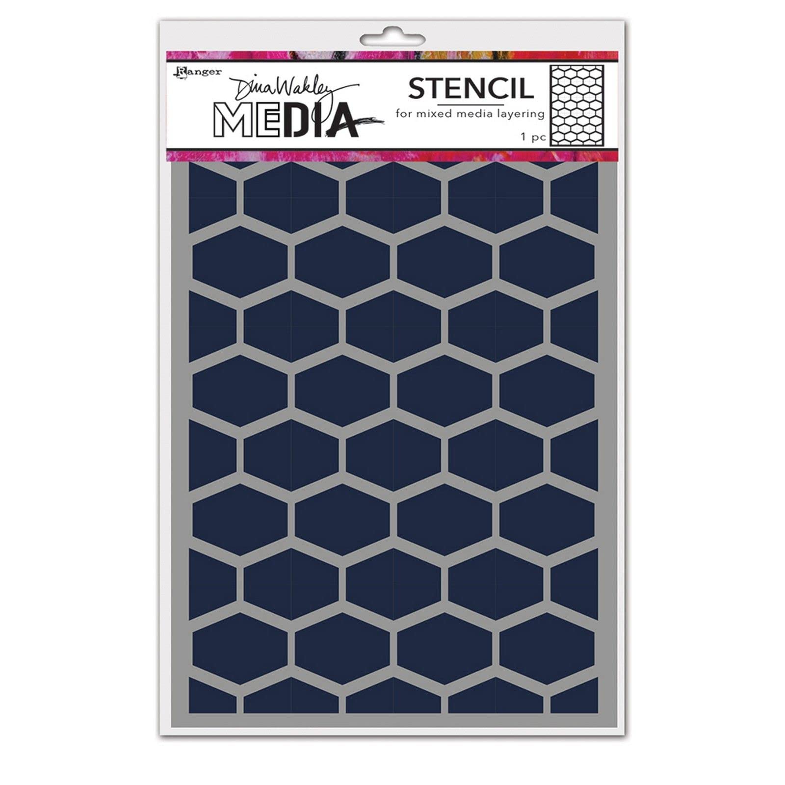 Dina Wakley Media Lattice Stencils DINA WAKLEY