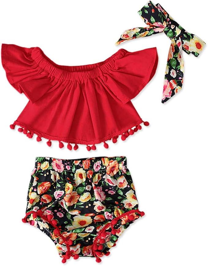Baby Infant Girls Summer Outfits Clothes for 312 Months
