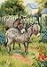Toland Home Garden 119472 Backyard Burrows Donkey Flag, 12x18 Inch, Double Sided for Outdoor Farm House Yard Decoration