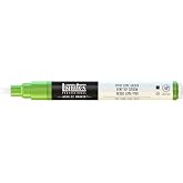 Liquitex Professional Fine Paint Marker, 8mm, Vivid Lime Green | Fine Art Pigments, Precise Control, Highly Lightfast, Satin Finish, Range of Opacities; Available in Fine &amp; Wide Nibs