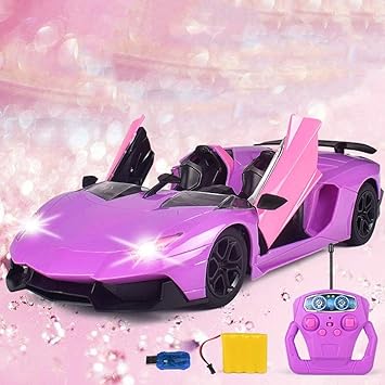 coche teledirigido niña rosa