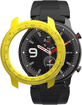 SIKAI CASE Protectora de Carcasa Proteger Compatible con Amazfit GTR 47mm Anti-Arañazos PC Moda Slim Colorido Marco Caso Cubierta Proteger Shell para ...