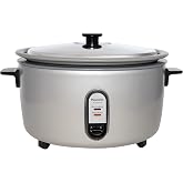 Panasonic Commercial Electric Rice Cooker, 120V Extra-Large Capacity 60-Cup (Cooked), 30-Cup (Uncooked) with One-Touch Operation - SR-GA541FH - Silver