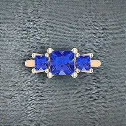Dazzlingrock Collection Princess Lab Created Blue