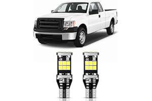 MEALAM T15 921 912 906 LED Bulbs 2835 Chipsets Compatible with 2009 2010 2011 2012 2013 2014 Ford F150 F-150 Back Up Reverse Lights Xenon White, Pack of 2
