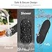 Facial Cleansing Brush, Beiwin Silicone Sonic Face Brush Cleanser Anti-aging Massager with Gentle Exfoliating Wireless Charger Waterproof Black