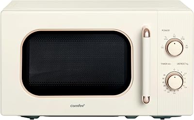 COMFEE 20L 700W Cream Compact Microwave Oven CMO-M202NC(CM)