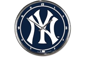 MLB Chrome Clock, 12" x 12"