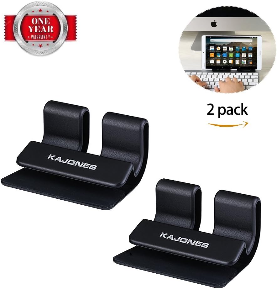 KAJONES Phone Stand Keyboard Tablet Cradle Universal for Smartphone Tablet 6-10.1inch iPad iPhone7 6 6s plus Samsung galaxy Phone Holder Desk Tablet Stylus Holder - Black