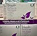 Veeda Natural Cotton Day Pads for Women - Heavy Flow Absorbent Ultra-Thin Feminine Pads with Wings - Hypoallergenic Period pads - Unscented & Chlorine free Sanitary Napkins - 84 Count