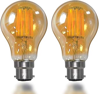 lamparas led bombillas globo edison de filamento led vintage decorativas bayoneta b22 8w 800lm con vidrio retro iluminacion luz calida 2400k igual a