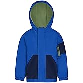 OSHKOSH B'GOSH baby-boys Midweight Jersey Lined Hooded Jacket With Zipper Pocket