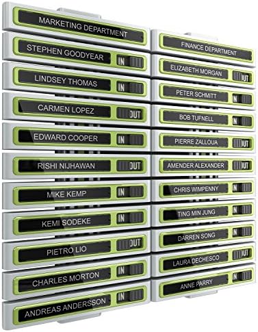 ShowPoint In-Out board - for 20 people